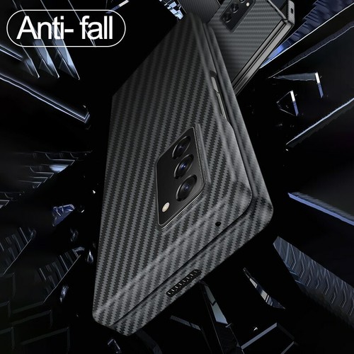 100% Echte Kohlefaser Schutzhülle Handy Case Hülle Für Samsung Galaxy Z Fold 2 - Bild 5 von 12