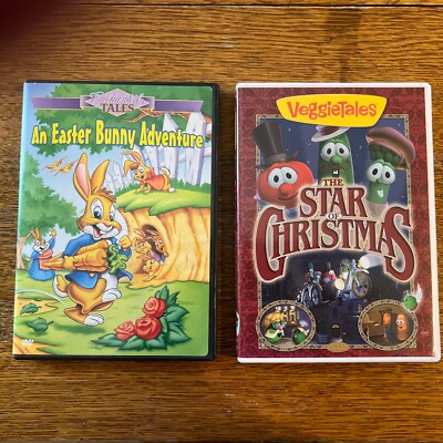 Bundle - An Easter Bunny Adventure/Veggietales  The Christmas Star 
