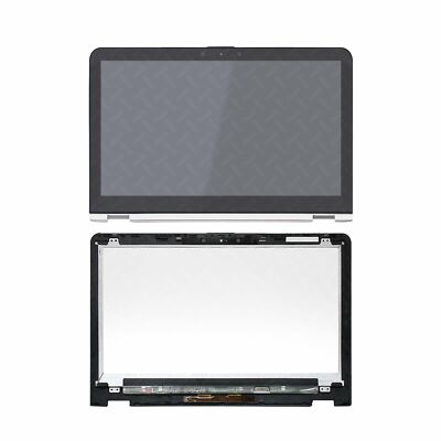 15.6'' IPS FHD Screen Touch Digitizer Glass+Bezel Assembly For HP P/N 856813-001