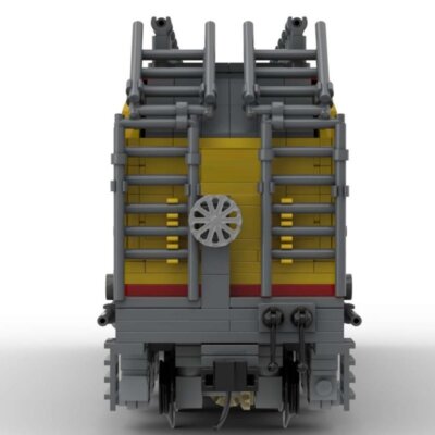 8500 GTEL Fuel Tender Only Retro Train 1190 teile für 14+ Jahre MOC-106739