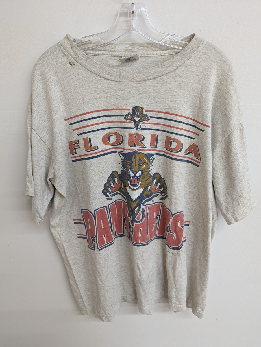 トップス 90s   hockey shirt Vintage 90's Florida Panthers Official Fan Tag Hockey Men's
