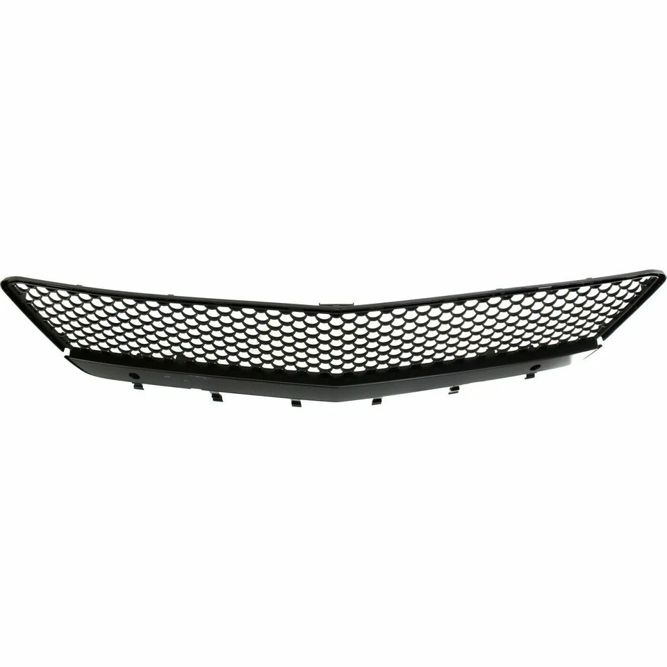 For 2010-2013 Mercedes Benz E63 AMG Center Bumper Grille Textured Black Plastic - Image 3 of 4