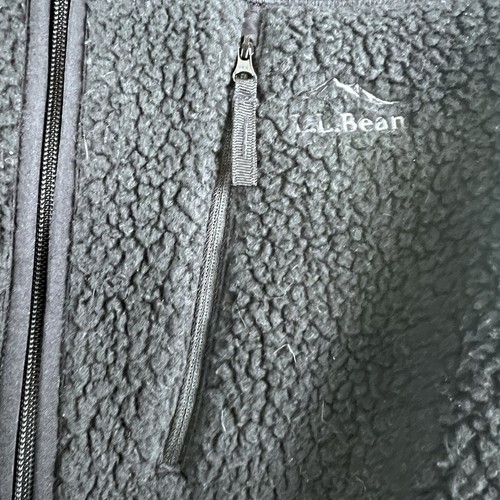 Giacca pile uomo nera zip LL Bean taglia small Mountain Pro Polartec nuova con etichette - Foto 5 di 7