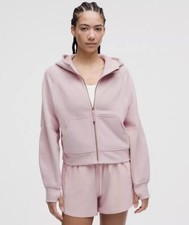 Lululemon Scuba Oversized Full-Zip Hoodie-Pink Haze/Rose Gold-NWT