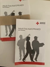 American Red Cross Adult First Aid/CPR/AED Ready Reference 2011 Lot of 10 