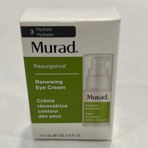 Murad Resurgence Hydrate 3 Renewing Eye Cream 0.14 oz Firms Brightens w Retinol