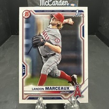 2021 Bowman Draft Landon Marceaux #BD-115 Los Angeles Angels