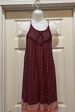 Womens Red Floral Rue21 Dress L