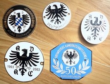 Car Badges - Adac German Badges Set Of 5pcs Mg Jaguar Triumph Audi Vw Porsche Bm