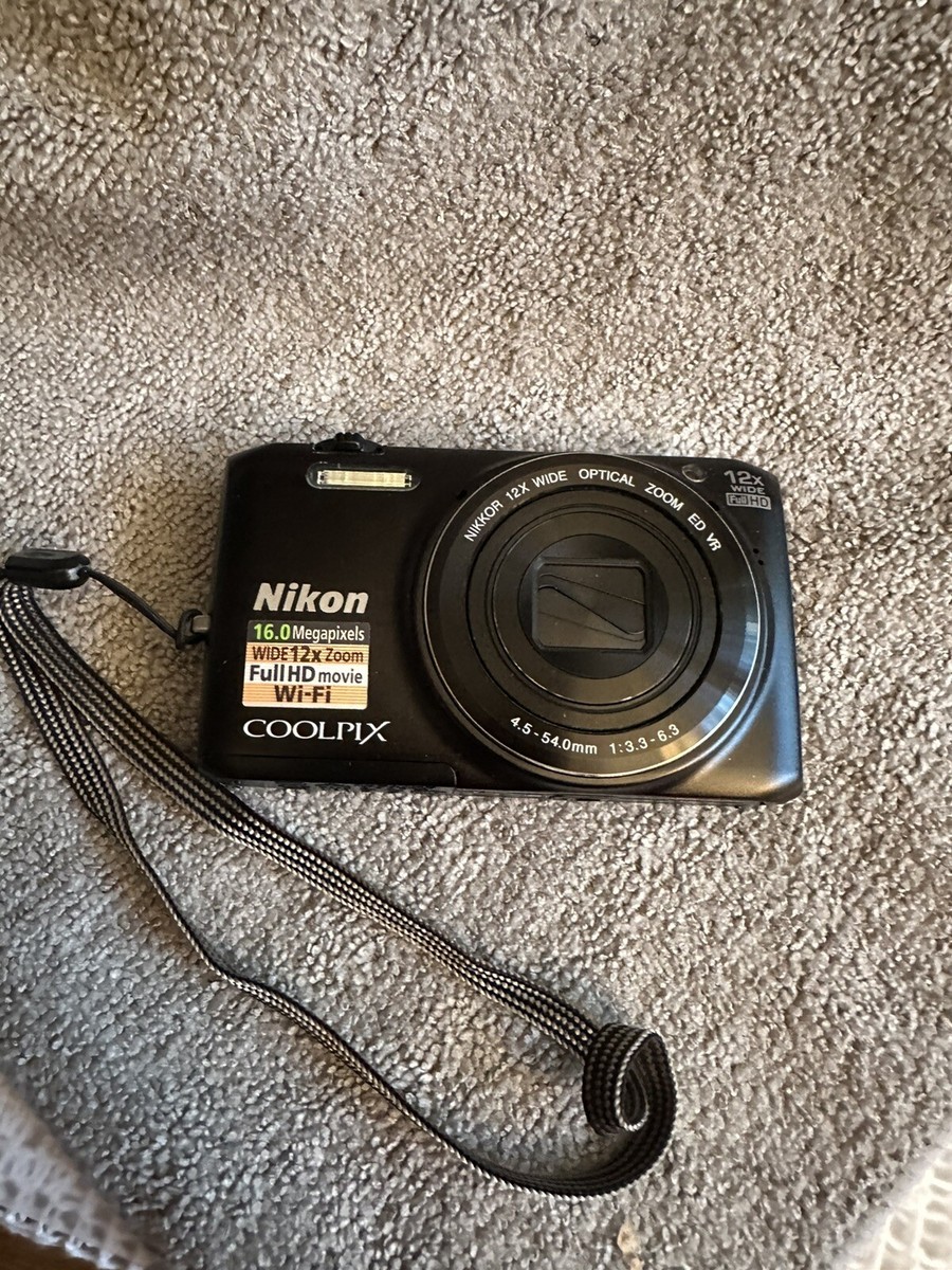 Excellent Nikon Coolpix S6800 16MP 12X Zoom Digital Camera