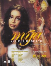 MYA & BELL BOOK CANDLE Double Sided PROMO TRADE AD Poster of 1999 CD MINT 8.5x11
