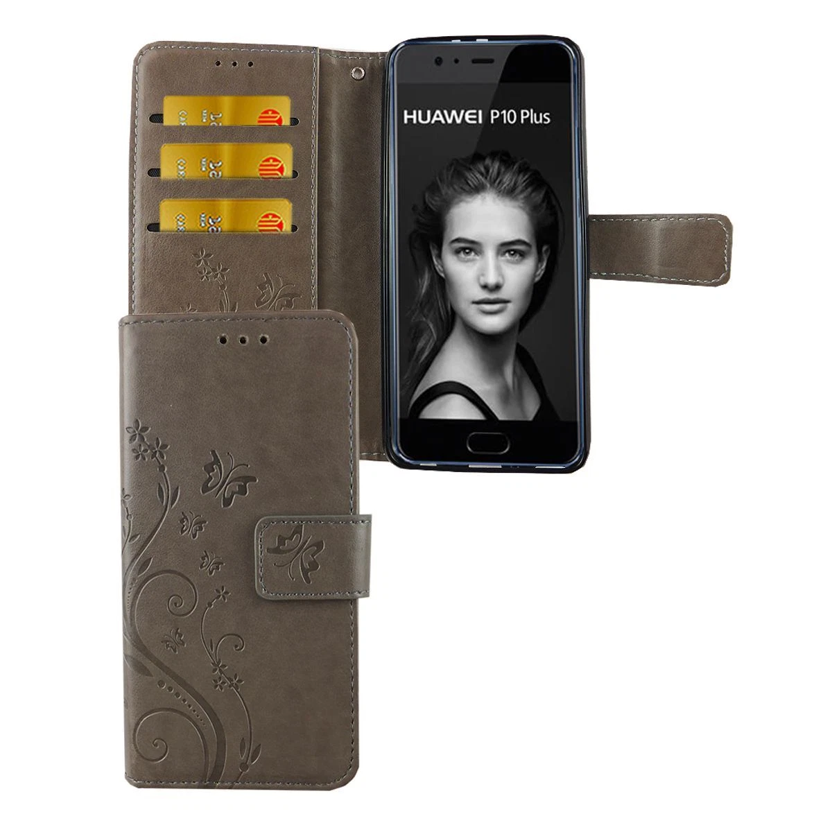 Custodia Smart View Cover originale Blu per Huawei P20 Lite - Italiano