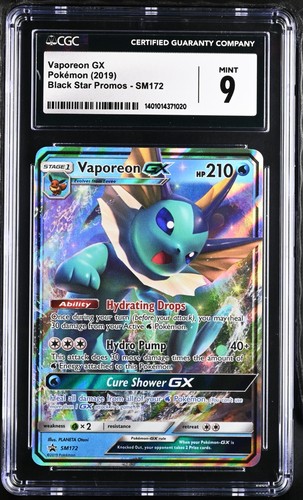 Vaporeon-GX graded CGC 9 for sale on eBay