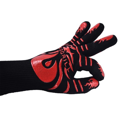 1 PAIR Extreme Heat Resistant Gloves BBQ Grilling Cooking Oven Glove Mitts 1472℉ - Picture 18 of 27