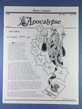 Harry Lorayne's Apocalypse - Doug Edwards - Magische Tricks - 1986 Vol.9 No.1