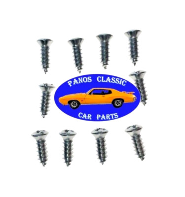 #8 x 1/2'' Phillips Tap Screw #6 Head Chrysler Dash Interior Door Panel 10pcs 179