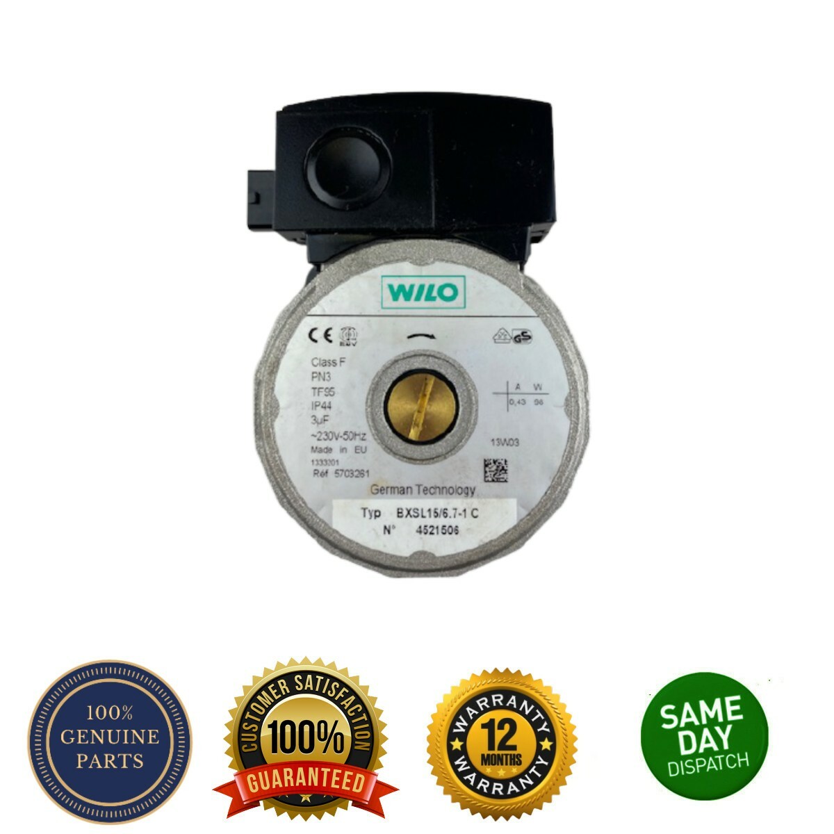 Wilo Circulating Boiler Pump 4521506 | eBay