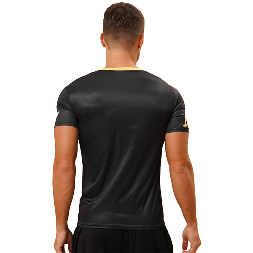 Mens Chef T-shirts Restaurant Kitchen Hotel Cooks Shirt Summer Short Sleeve Tops - Picture 60 of 91