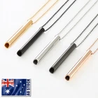 Stainless Steel Anxiety Relief Quit Smoking Meditation Shift Breathing Necklace