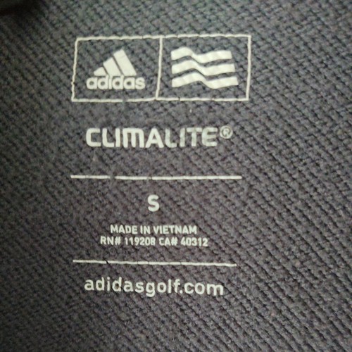 adidas Climalite Mens Small Golden State Warriors Gray 1/4 Zip Jacket Sweatshirt - Picture 5 of 11