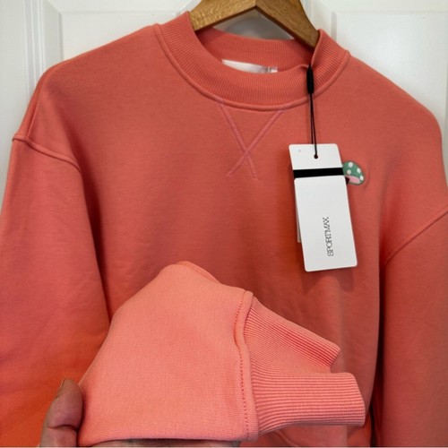 NWT Sportmax Pink Mushroom Sweatshirt Size: Small Spring/Summer - Picture 3 of 12