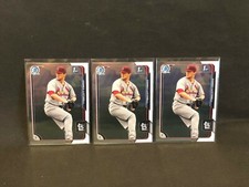 2015 Bowman Chrome Corey Littrell 1st Bowman Prospect (#BCP53) - Lot of 3x 