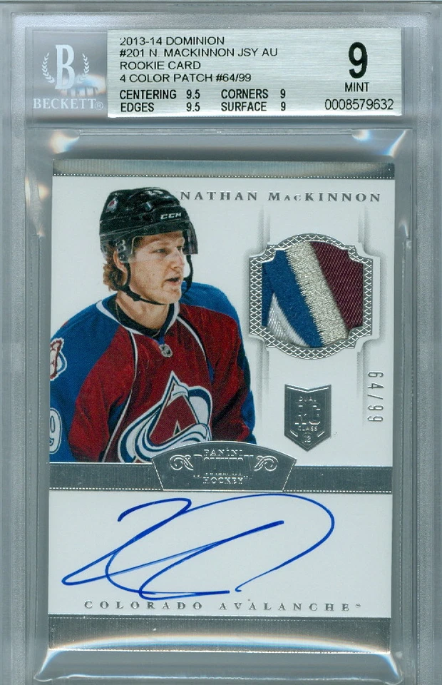 2013-14 DOMINION MATHEW DUMBA RC AUTO 4 COLOUR, LOGO PATCH  36/99 MINNESOTA WILD - Image 4 of 4
