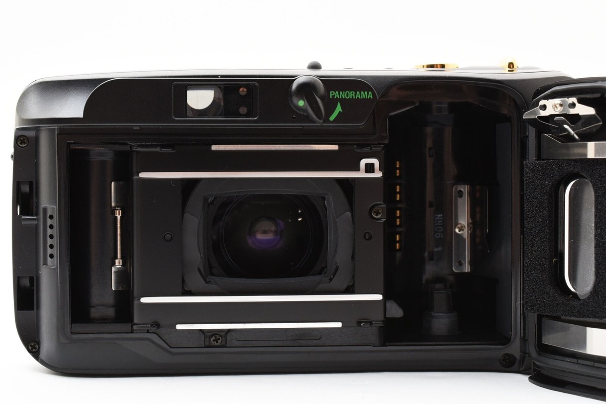 RARE Never used] Olympus μ Mju Zoom Deluxe Black 5 million aniv