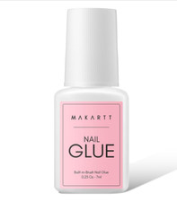 Makartt Super Strong Nail Glue Brush-On, Long-Lasting for Press-On Acrylic Nails