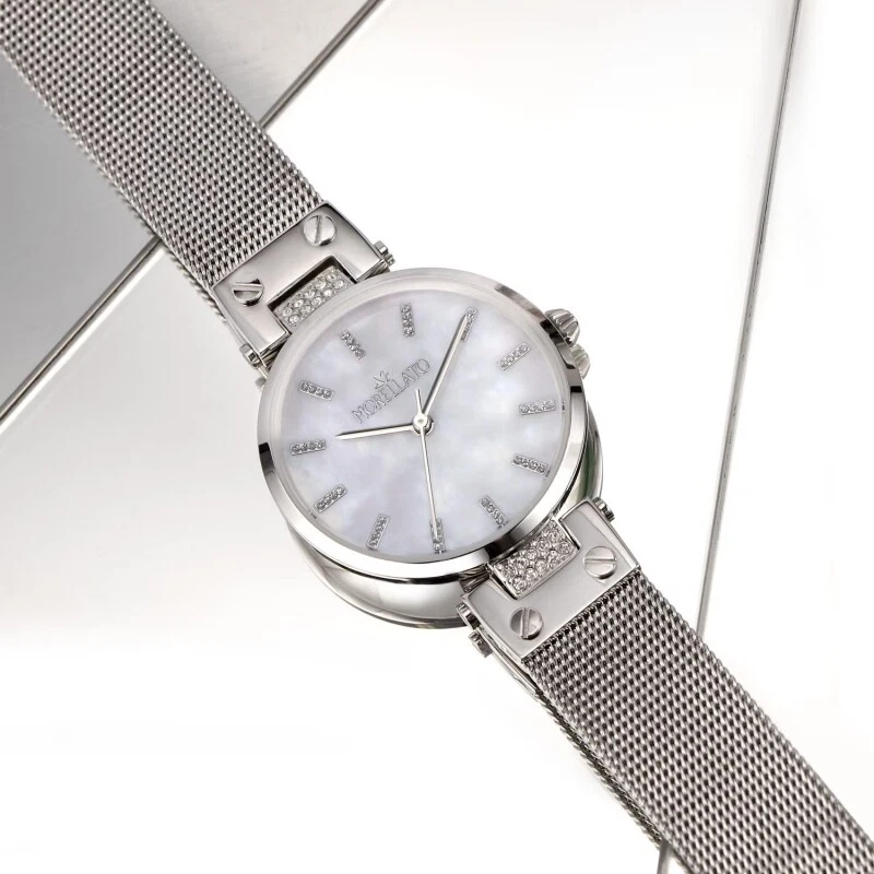 Women's Watch Morellato Steel Nacre And Crystals Watch Strap Jersey Milano - image 3 of 4