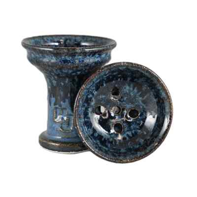 HookahJohn ClassCinco Hookah Bowl   Blu-I   Premium American Clay