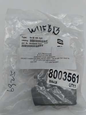 NEW Harting HAN-6B-HSE-PG16 Side Entry Connector 09300061541 YYC 
