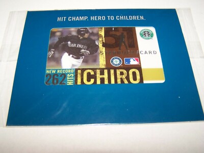 スターバックスカード　イチロー　2005 ICHIRO 未開封 イチロー 262ヒット スターバックスカード 2005年 - メルカリ