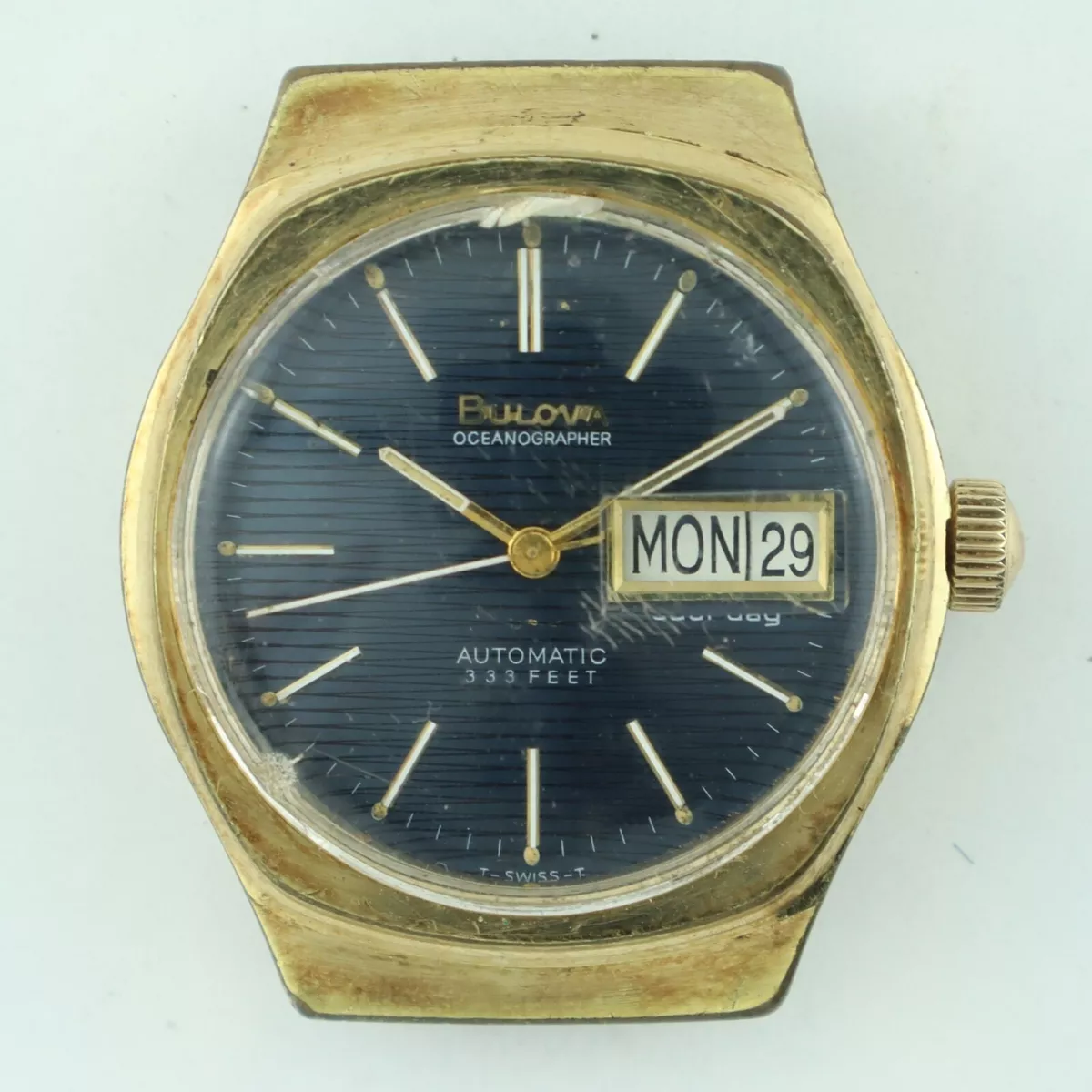 Vintage Bulova 1133.10 Oceanographer 17 Jewel Automatic Wristwatch ETA 2879 2