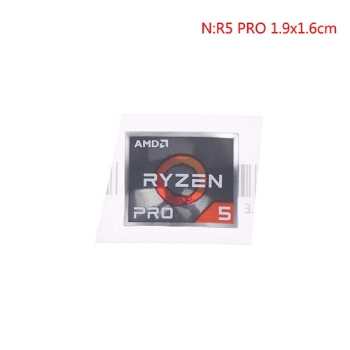 AMD Processor Series Sticker ATHLON Ryzen R 3 5 7 Logo PRO7 Generation Lab LT - Bild 18 von 24