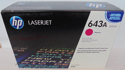 HP Q5953A 643A Toner magenta f. Color Laserjet 4700  NEW