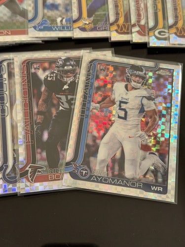 2025 Topps Chrome Football X-FRACTOR Singles YOU PICK + 2 Card Min Purchase Plz! - 第 10/19 張圖片