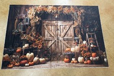 5z7 Kate Backdrop Fall Pumpkin Door