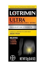 Lotrimin Ultra Antifungal Jock Itch Cream, Strength Butenafine Treatment,