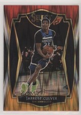 2020 Select Premier Level Red White Orange Flash Prizm Jarrett Culver #136 0o78