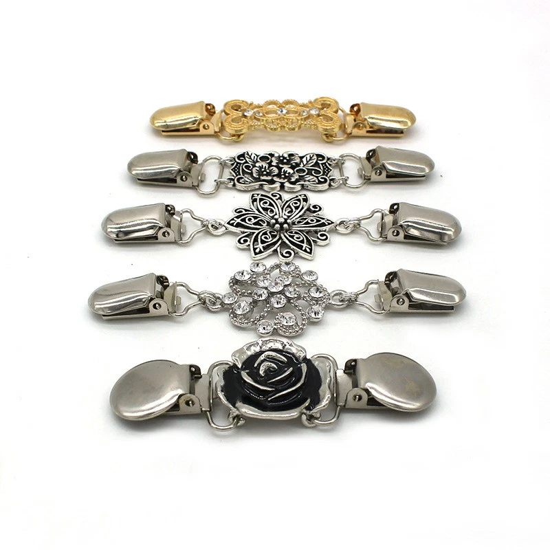 Stk Pullover Schal Clip Kragen Clips Shirts Kleider Pulloverclips für Fraue - Bild 3 von 4