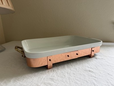 Alpico Ceramic Baking Dish With Copper Stand