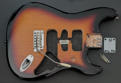Fender Player II Stratocaster Strat BODY & HARDWARE 3-Tone Sunburst