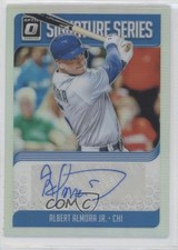 2018 Panini Donruss Optic Signature Series Albert Almora Jr #SS-AL Auto ii1
