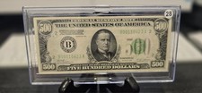 1928 $500 Hundred Dollar Federal Reserve Note New York !