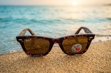 Ray-Ban Wayfarer 2140 902/57 Modello Tortoise Polarizzati Misura 50/22