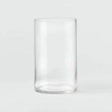 Clear Hurricane 3" x 6" Pillar Candle Holder - Room Essentials
