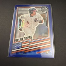 2026 Panini USA Stars And Stripes Baseball Moises Gudino Blue /299. #135 NG