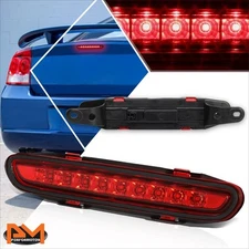 For 06-10 Dodge Charger Full Led 3RD Tail Brake Light Rear Stop Lamp Red Lens