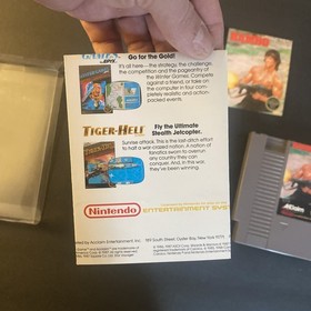 Rambo NES Nintendo Complete CIB Authentic! Circle Seal! Rare!